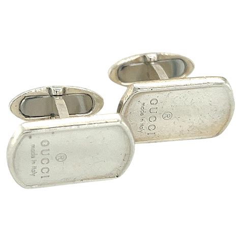 silver gucci cufflinks|gucci cufflinks sale.